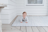 Textured Blue Stripe