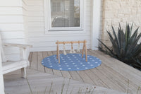 Textured Blue Stripe