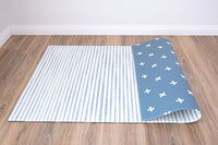 Textured Blue Stripe